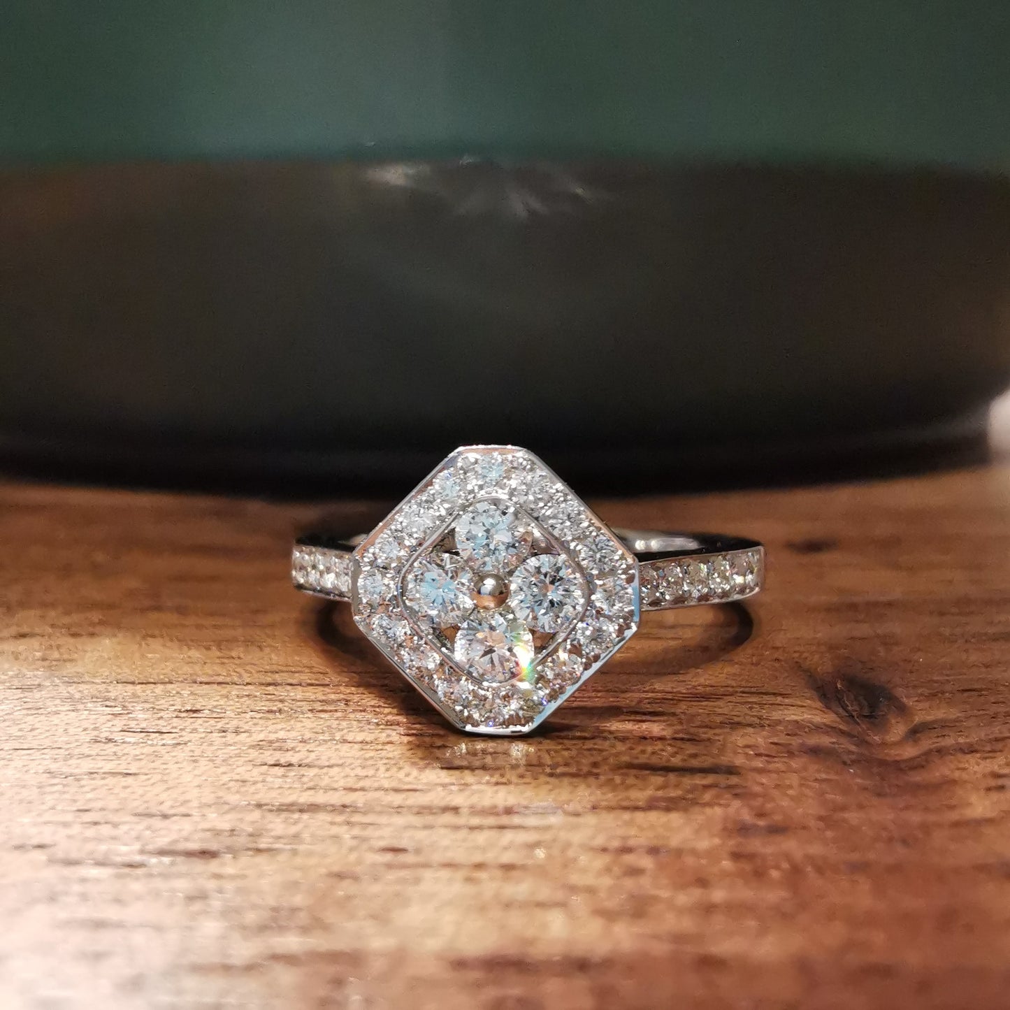 Square LOVE Ring
