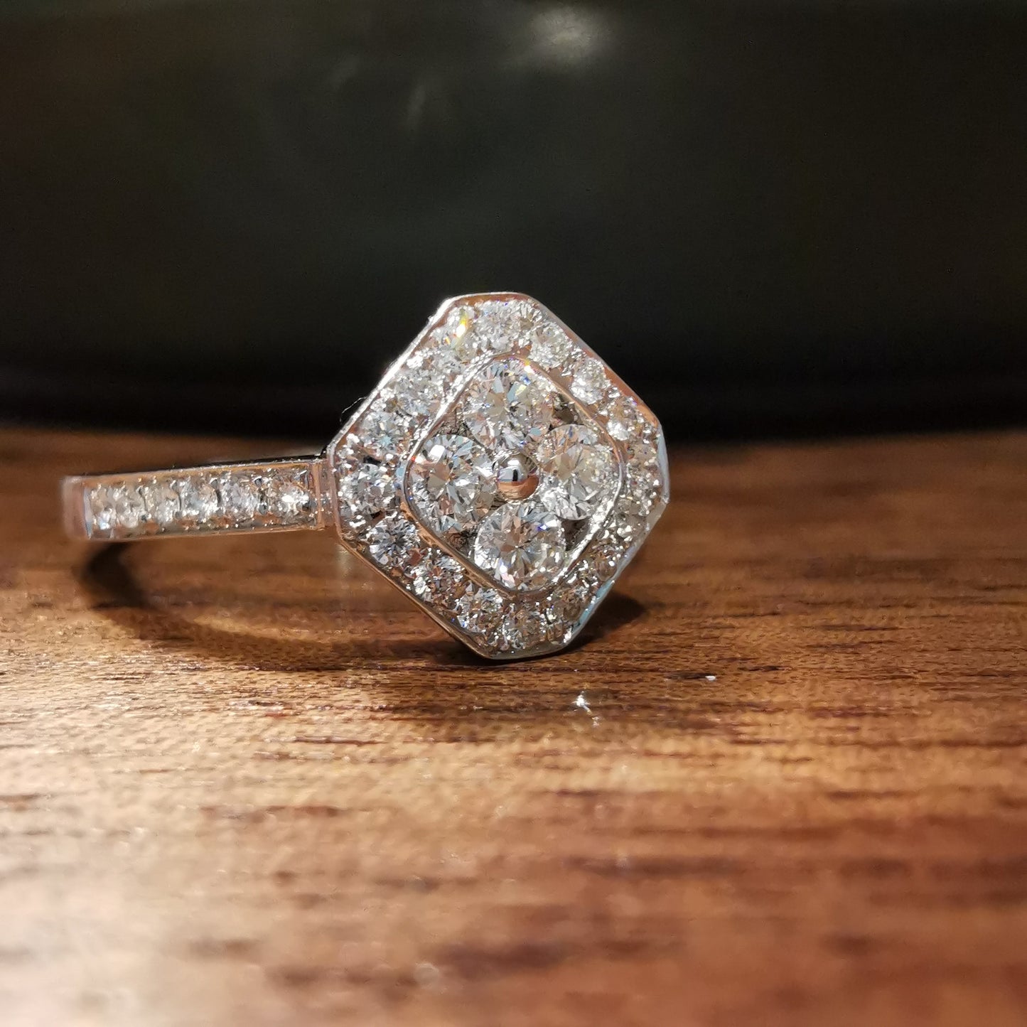 Square LOVE Ring