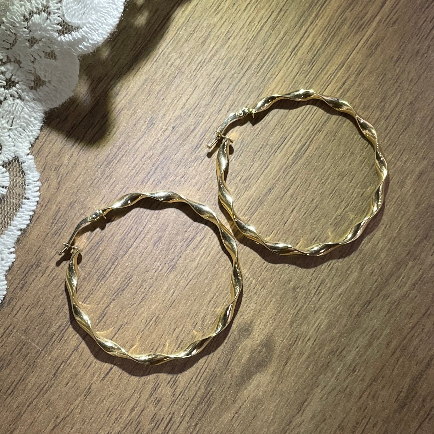 Hoops Baby Wavy 40mm