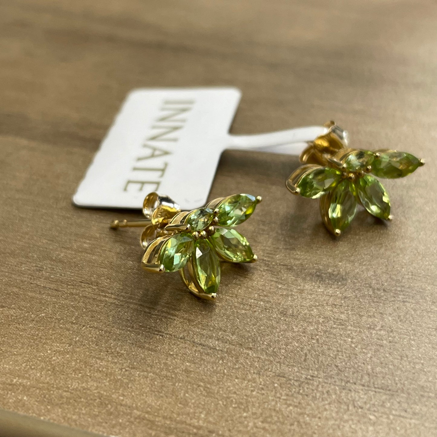 Gem of the Sun Five Stones Earrings