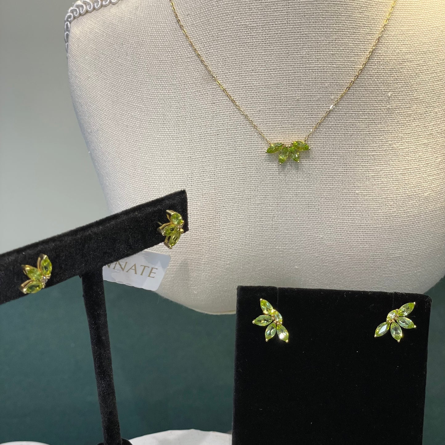Gem of the Sun Five Stones Earrings