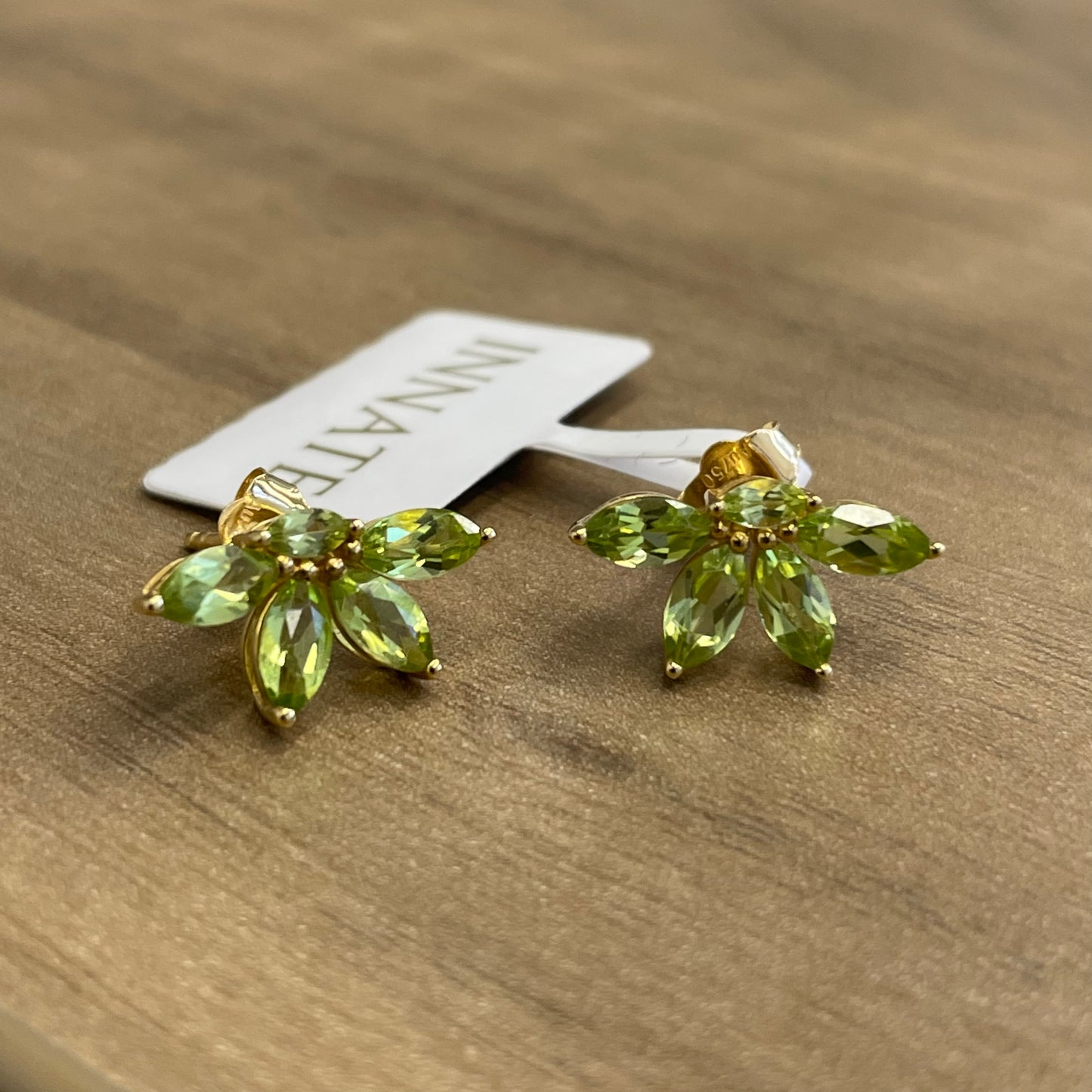 Gem of the Sun Five Stones Earrings